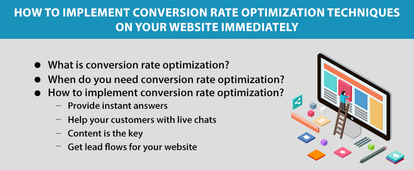 How To Implement Conversion Rate Optimization Techniques On Your Website Immediately